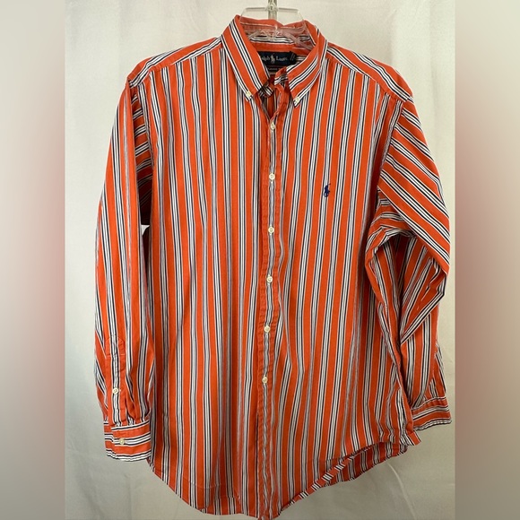 Ralph Lauren Other - Ralph Lauren long sleeve, men’s button down collar and placket. Size 17/XL.